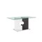 Global Furniture Usa Contemporary 10mm Tempered, High Gloss, Paper D219 Dining Table 3184 - alternate 3